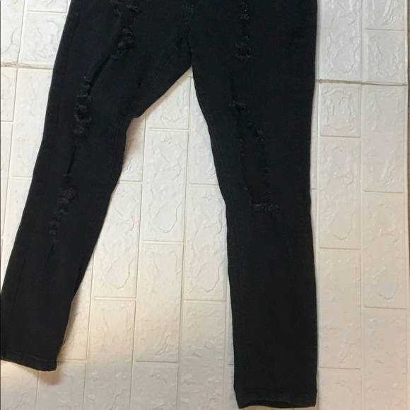 Fashion nova distressed jeans size 15/16 - Picture 8 of 10